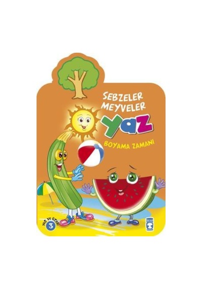 Yaz Boyama Zamanı - Sebzeler Meyveler