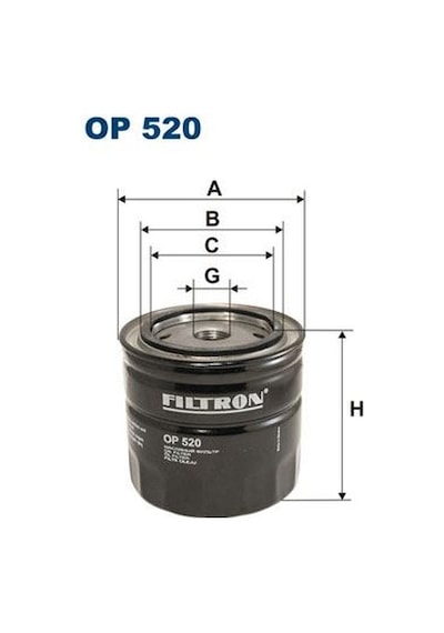 Fıltron Op520 Yag Fıltresı Tofas M131 Dogan Sahın Kartal 1.6