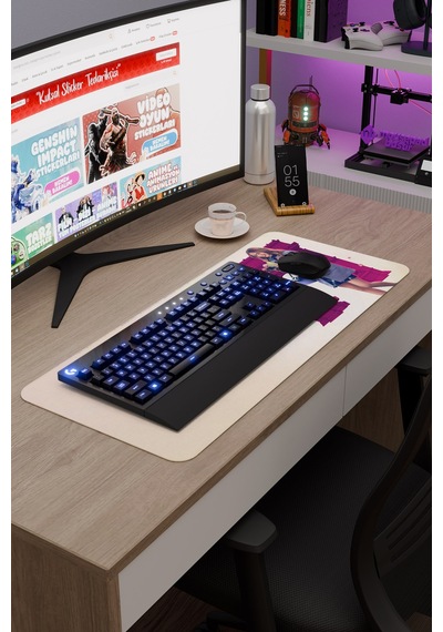 Emily İn Paris V3 70x30 Xl Gaming Kauçuk Kaymaz Taban Mouse Pad Fare Altlığı