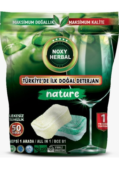 Bulaşık Makinesi Tableti 50 Yıkama Vegan Ürün Yerli Üretim