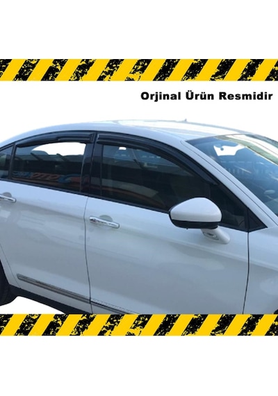 Citroen C5 Mügen Cam Rüzgarlığı Sedan 2008 - 2015 Arası 4 Lü N11.6891