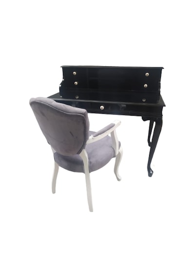 Bengimobilya Çalışma Masa-Berjer Sandalye Kelebek Model Siyah Lake Boya Keten (498396447) Siyah Bengimobilya Çalışma Masa-Berjer Sandalye Kelebek Model Siyah Lake Boya Keten (498396447) Siyah