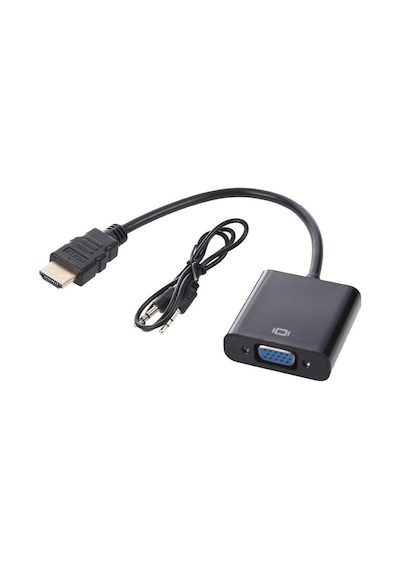 Hdmi To Vga Kablo Çevirici Dönüştürücü Ses Destekli Hdmı (510108417)