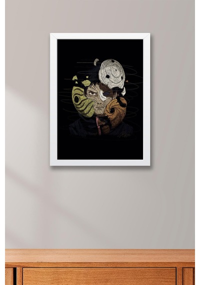 Obito Uchiha Naruto Çerçeveli Tablo Anime Manga - Estetik Poster