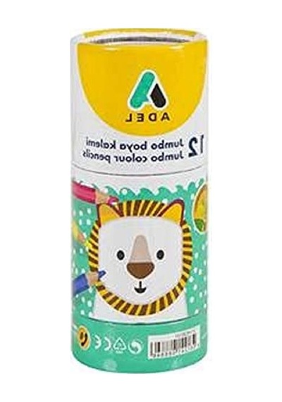 9520 Jumbo Hexa Boya Kalemi 12'li 44593 124-Pembe