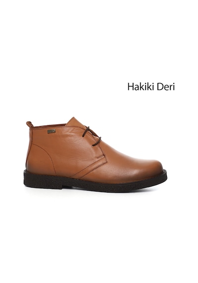 Gönderi(R) Gönderi R Açık Taba Oxford Kalıp Kauçuk Taban Hakiki Deri Bot Açık Taba