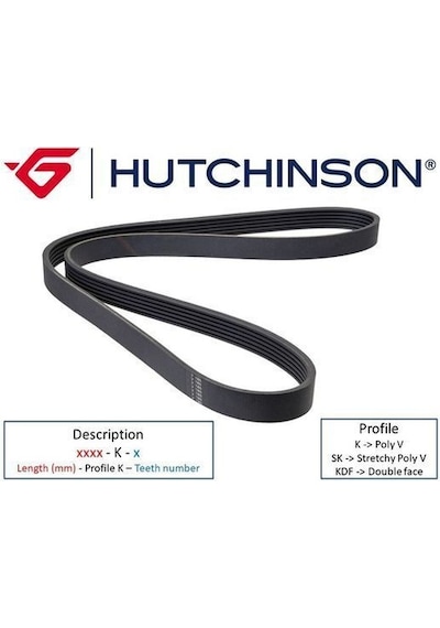 HUTCHINSON Fluence Megane 3 Megane 2 Clio 3 Kango 1.5 Dci Alterna