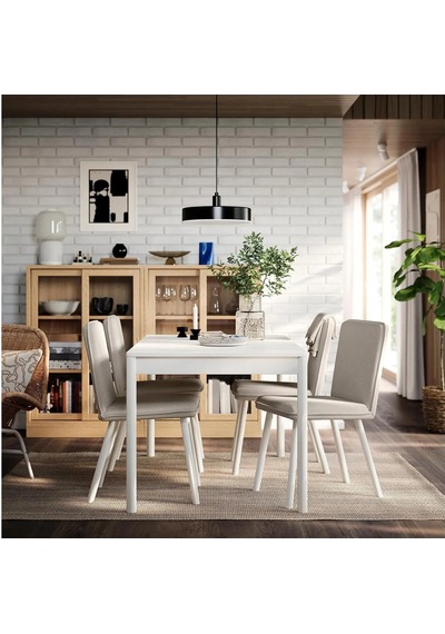 Ikea Beyaz Sağlam Yemek Masası - Yemek Masası Takımı