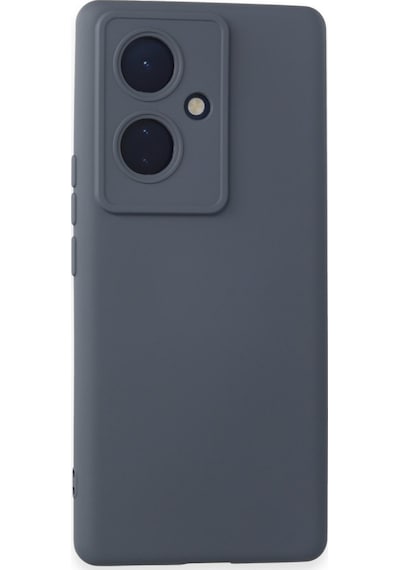 Vivo V29 Lite Uyumlu Kılıf Nano İçi Kadife Silikon - Gri