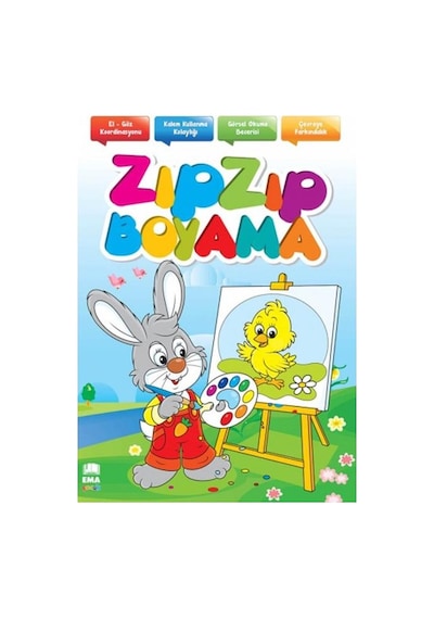 Zıp Zıp Boyama - Ema Yayınları