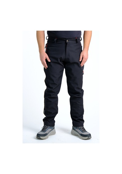 Outdo Premium Softshell Motorsiklet Pantolonu Siyah Polar Buff Hediyeli Diğer