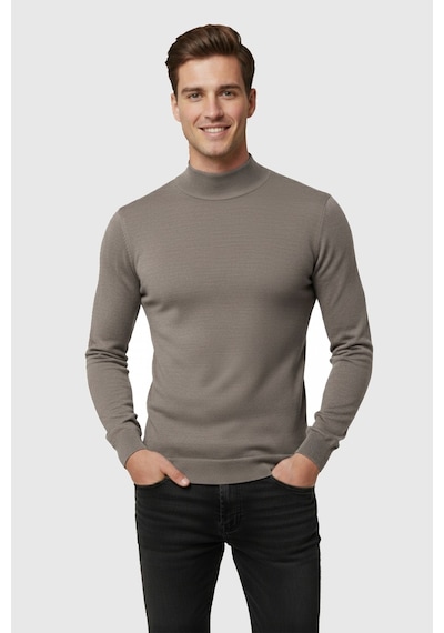 Rizzup Vizon Slim Fit Yarım Balıkçı Yaka Likralı İnce Triko Erkek Yarım Boğazlı Kazak 2505502 Rizzup Vizon Slim Fit Yarım Balıkçı Yaka Likralı İnce Triko Erkek Yarım Boğazlı Kazak 2505502