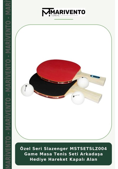 Özel Seri Slazenger Mstsetslz004 Game Masa Tenis Seti Arkadaşa Hediye Hareket Kapalı Alan