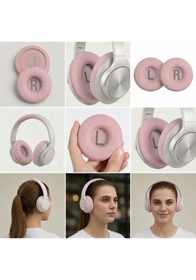 Lexroo Twistify Jbl Ile Uyumlu Kulaklık Pedi Süngeri -pembe- T500bt 510bt 520bt T560bt T600bt