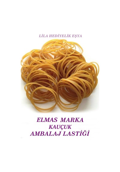 1000 Adet Kauçuk Elmas Marka Ambalaj Lastiği / Paket Lastiği / 40 Mm /