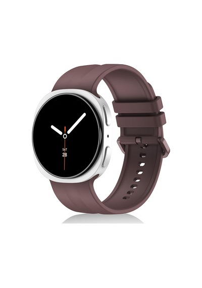 Lexroo Galaxy Watch 9 40mm Krd-159 22mm Silikon Kordon - Mor