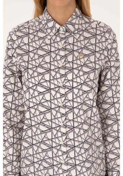 U.s. Polo Assn. Kadın Gömlek Desenli 50316376-vr256 İnci