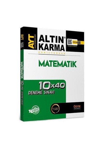 Altın Karma Yayınları Ayt Matematik Branş Deneme Yni