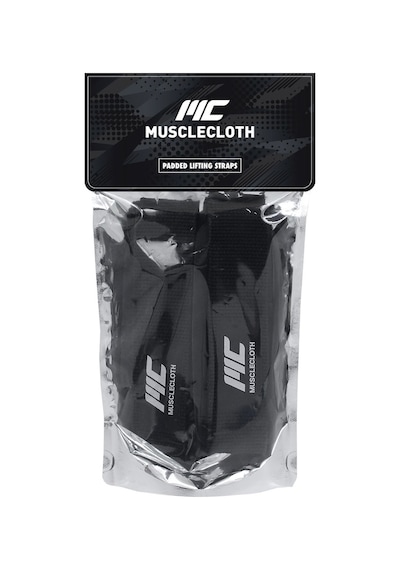Musclecloth Padded Lifting Straps Siyah-Standart