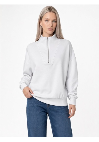 LOFT Loose Fit Kadın Sweatshirt Lf2042392 Q1.v1 Beyaz