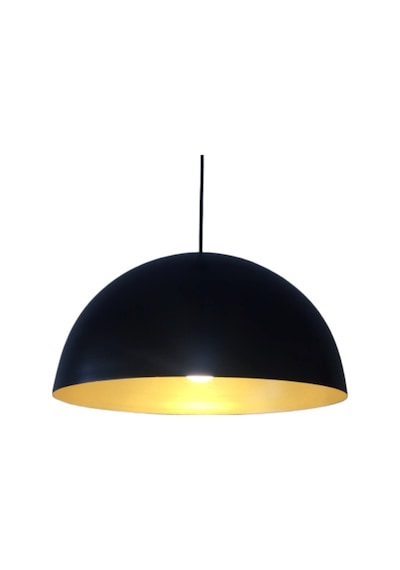 Mylights Retro Siyah Içi Sarı Metal Sarkıt Avize 40 Cm (549246038)
