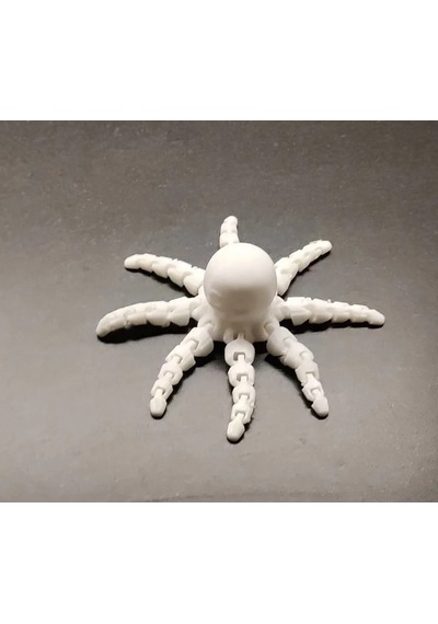 12cm Ufak Hareketli Örümcek Balığı Pla Doğal Malzeme Md2 Balık