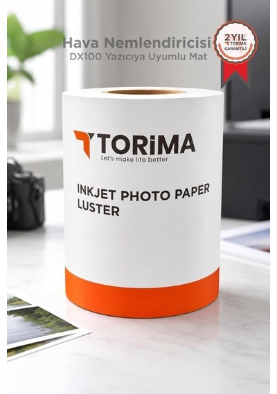 Fotoğraf Kağıdı 20.3x65 Inkjet Kağıt Dx100 Resim Materyali Baskı Aracı Kırtasiye Ürünü
