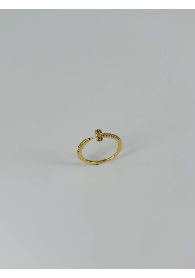 14 K Gold Zirkon Taşlı Yüzük Çok Renkli