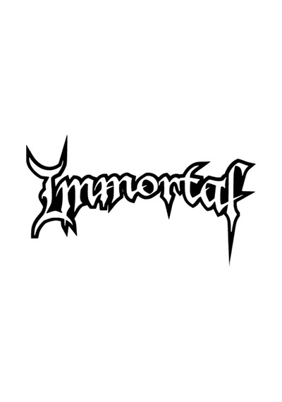 Immortal Oto Sticker Siyah 30 X 18 Cm519