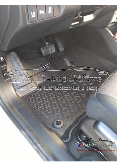 Honda Jazz Havuzlu 3D Paspas. Honda Jazz Paspas. 2015- Ve Üzeri