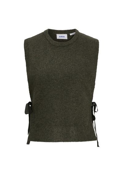 Jack & Jones Kadin Baglama Detayli Triko Yelek - Merrit - 12286297 Grape Leaf
