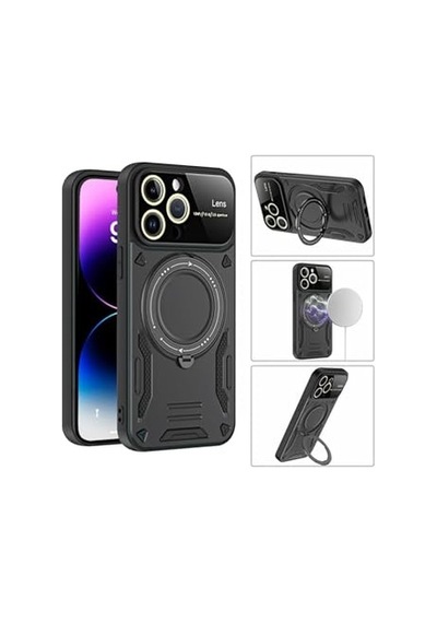 Pro Max Için İle Uyumlu Kılıf Kamera Korumalı Dikey Ve Yatay Standlı 360 Derece Dönebilen Stand Darbelere Karşı Diğer Pro Max Için İle Uyumlu Kılıf Kamera Korumalı Dikey Ve Yatay Standlı 360 Derece Dönebilen Stand Darbelere Karşı Diğer