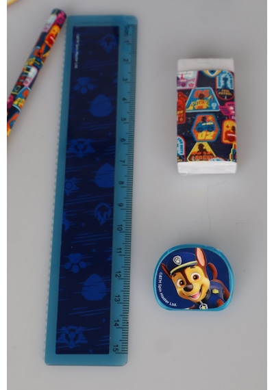 X Dekomus Lisanslı Paw Patrol Rescue Crew Collection 7'li Kırtasiye Seti Metal Kalemlik,not Defteri,kurşun Kalem,cetvel,silgi,kalemtraş,ataç Seti Diğer