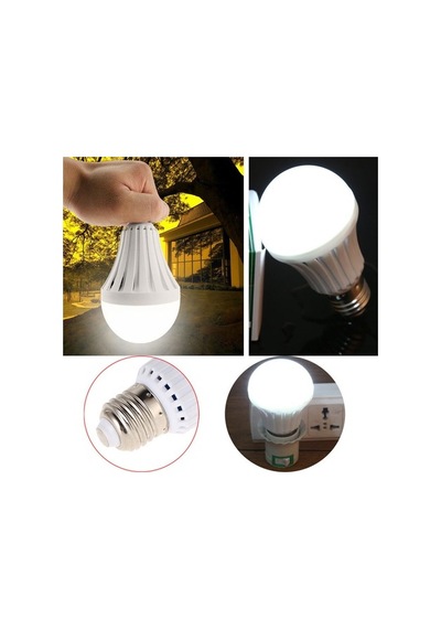 9W Şarjlı Led Ampul Elektrik Kesildiğinde Yanan Ampul 4 Adet