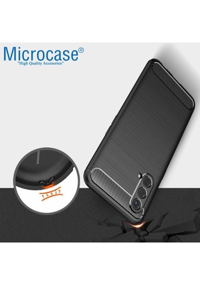 Oneplus Nord Ce 5G Brushed Carbon Fiber Silikon Kilif - Siyah 511972827