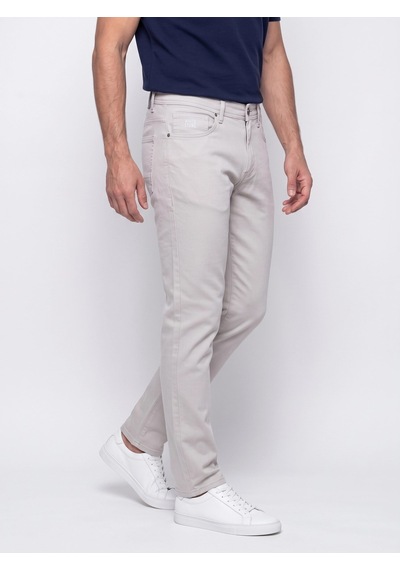 Gri Regular Fit Erkek Chino Pantolon Taş