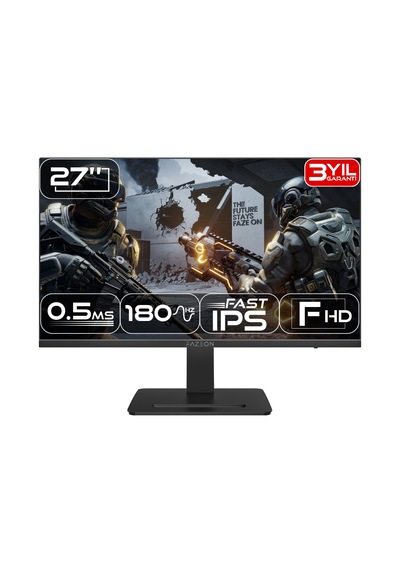 Fazeon X27f182s 27" 180hz 0.5ms Fast Ips Fhd Gamıng Monıtor 3 Yıl  Ölü Piksel li