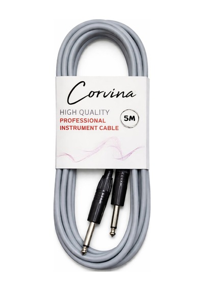 Corvina 5 Metre Gri Jack Enstrüman Kablosu