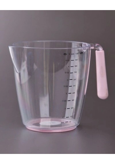 Ölçü Ve Hamur Kabı 1000 Ml - Silikon Sap Çok Renkli