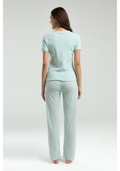 Pierre Cardin Kadın Yeşil Pijama Takımı Pc8989-s-v2 Yeşil