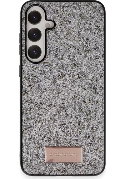 Onegif Samsung Galaxy Uyumlu  A05s Bright Simli Kapak - Gümüş