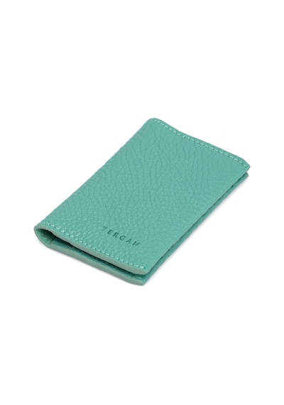 Tergan Turkuaz Unisex Deri Kredi Kartlık 00266N29