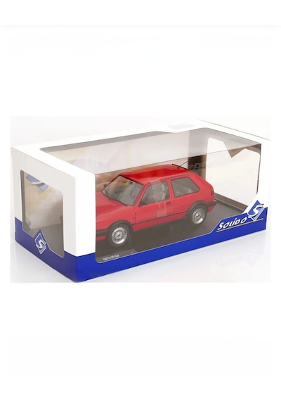 Solido 1:18 Ölçek 1989 Volkswagen Golf 2 Gtı G60 - Mars Red Model Araba
