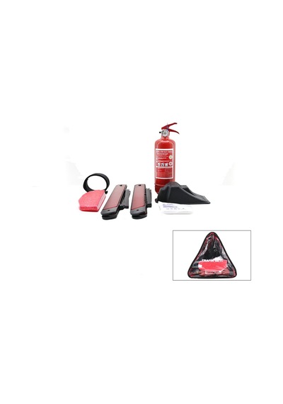 Krt-1097 Yangın Tüpü 1kg 2'li Set 3 Gen Çanta 6 Adet + 17 Adet 2 Adet Reflektör
