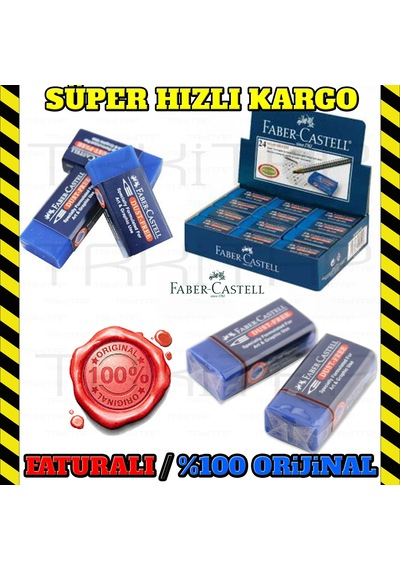 Faber Castell Sınav Silgisi Mavi 2 Adet 9556089005258