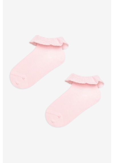 Penti Kız Çocuk Sweet Frill Patik Çorap Pembe Pembe