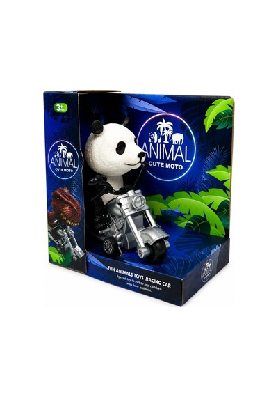 Hayvan Figürlü Oyuncak Motor 3+ Yaş Panda
