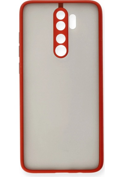 Gld-spt- Newface Xiaomi Redmi Note 8 Pro Kılıf Montreal Silikon Kapak - Kırmızı