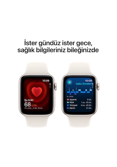 Apple Watch SE GPS + Cellular 40 MM Alüminyum Kasa Spor Kordon S/M Akıllı Saat (Apple Türkiye Garantili)