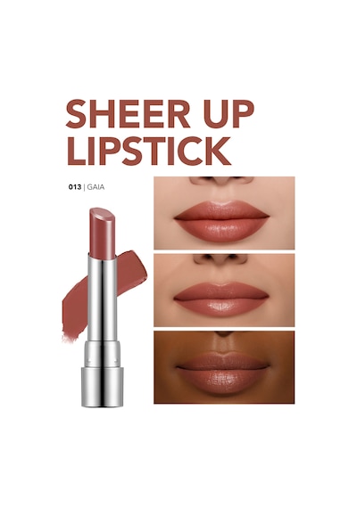 Flormar Nemlendirici Parlak Ruj (MORUMSU PEMBE) - Sheer Up Sls. - 013 Gaia - 8682536012119